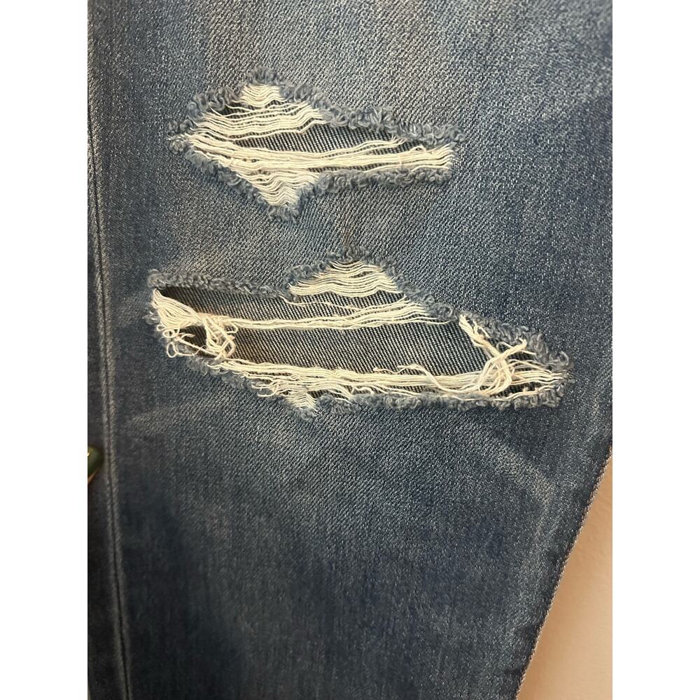 American Eagle Hi-Rise Girlfriend Jeans Five Button Closure Size 16 - Picture 4 of 10